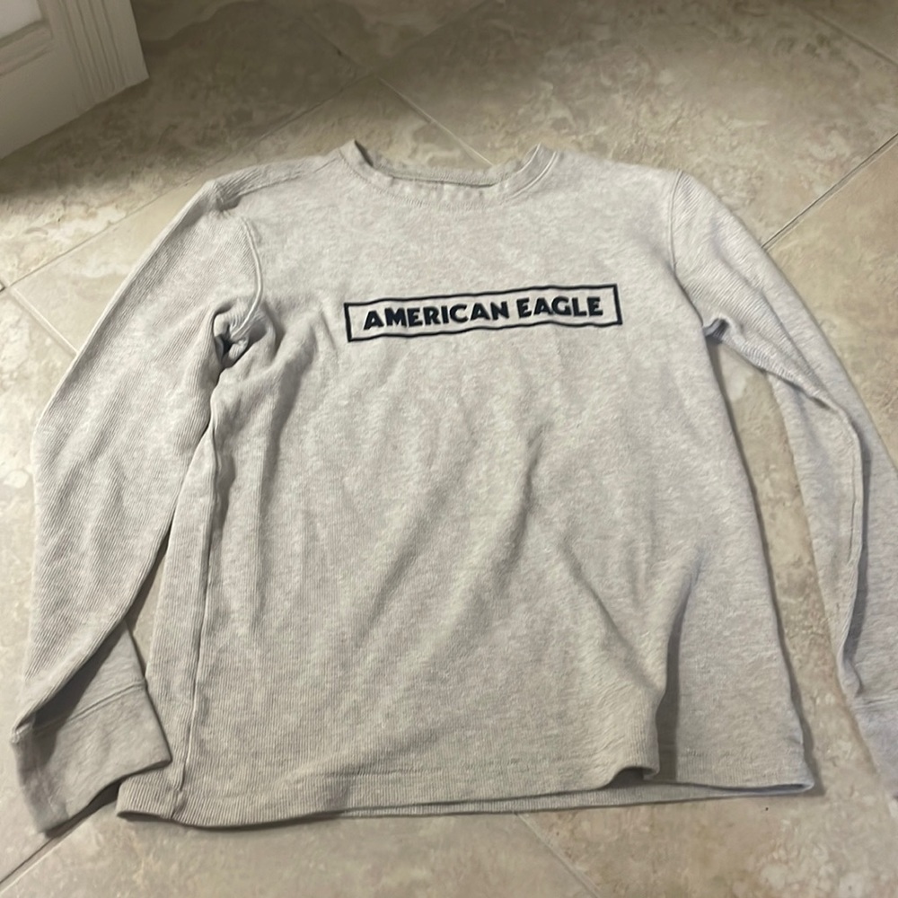 MENS/WOMENS AMERICAN EAGLE SIZE SMALL KNITTED LONG SLEEVE SHIRT